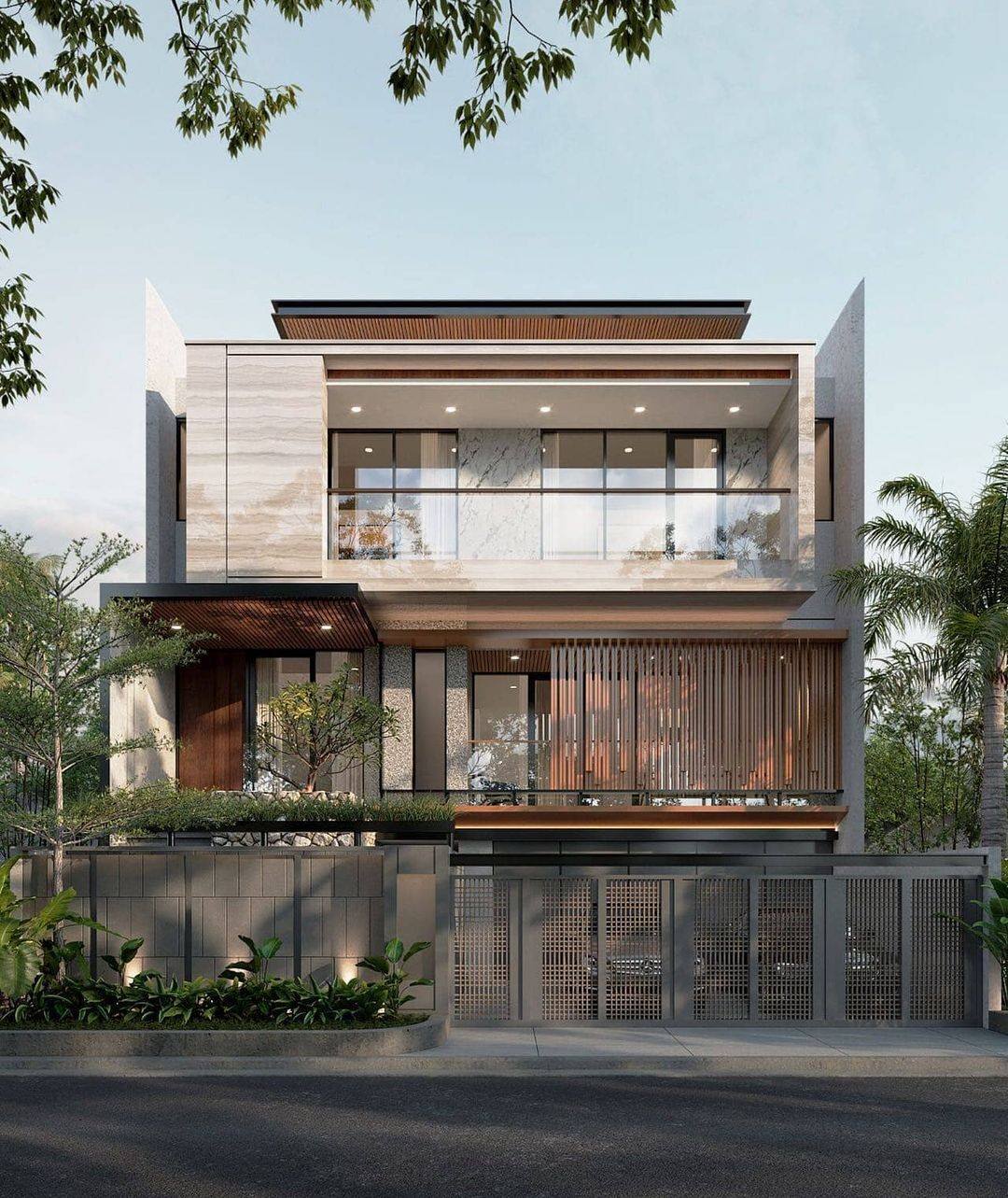 Residential elevation design in Bhopal by AMR BuildTech – premium planning